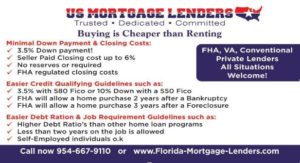 Florida FHA Mortgage Lenders
